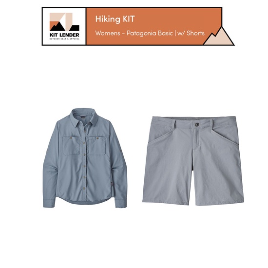 **REMOVED**[Hiking KIT] - Womens - Patagonia (Basic | w/ Shorts)