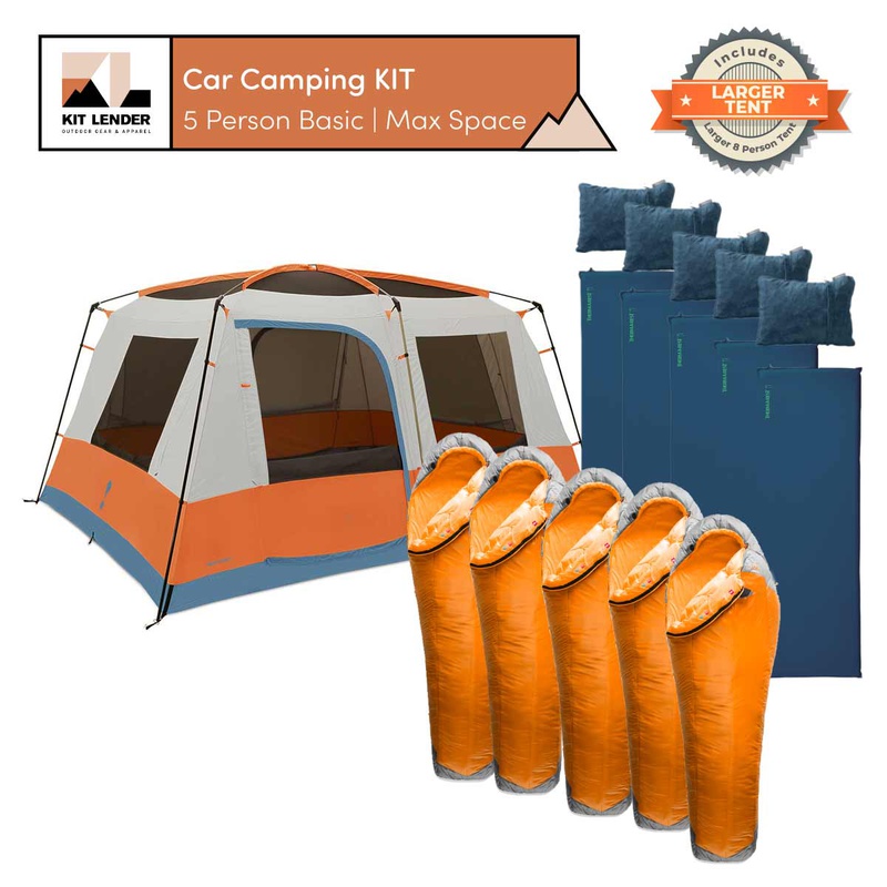 [Car Camping KIT] - 5 Person (Basic | Max Space)