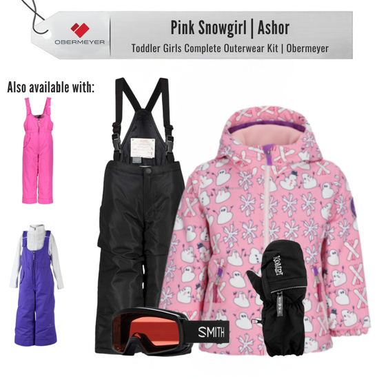 [Complete Outerwear KIT] - Toddler Girls - Obermeyer ( Pink Snowgirl | Ashor )