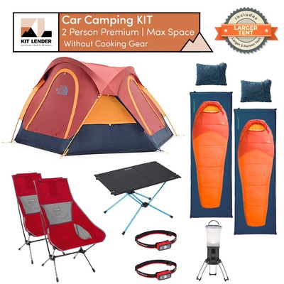 [Car Camping KIT] - 2 Person (Premium | Max Space | No Cooking Gear)