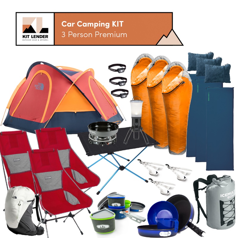 [Car Camping KIT] - 3 Person (Premium)
