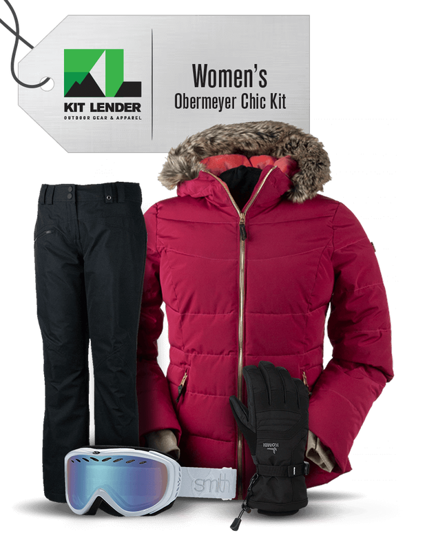 [Complete Outerwear KIT] - Womens - Obermeyer (Pink | Fur Hood)