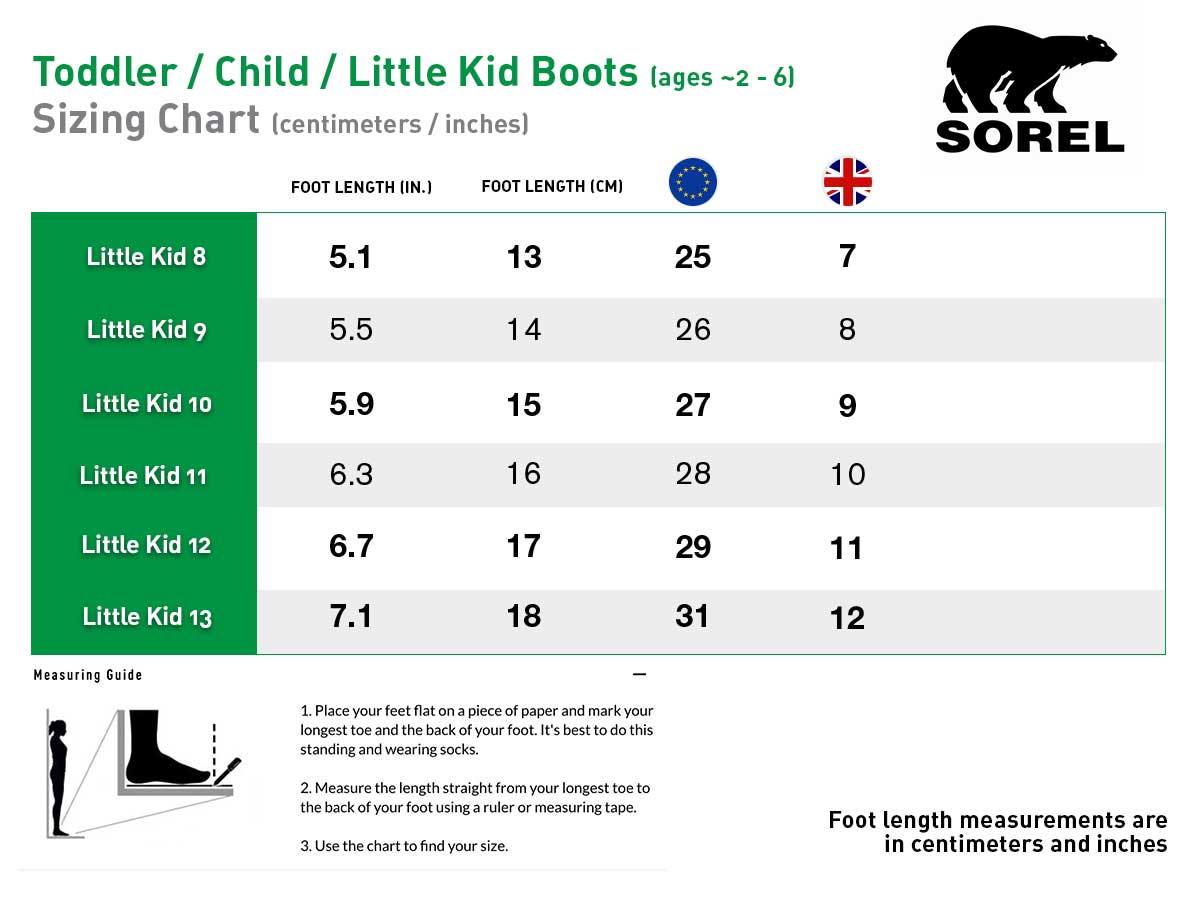 Sorel boot sizing new arrivals